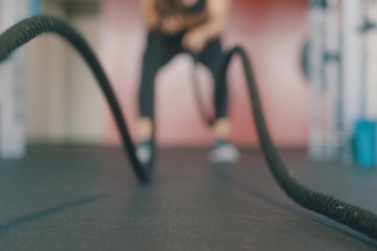 photo of person working out. example of high-intensity workout