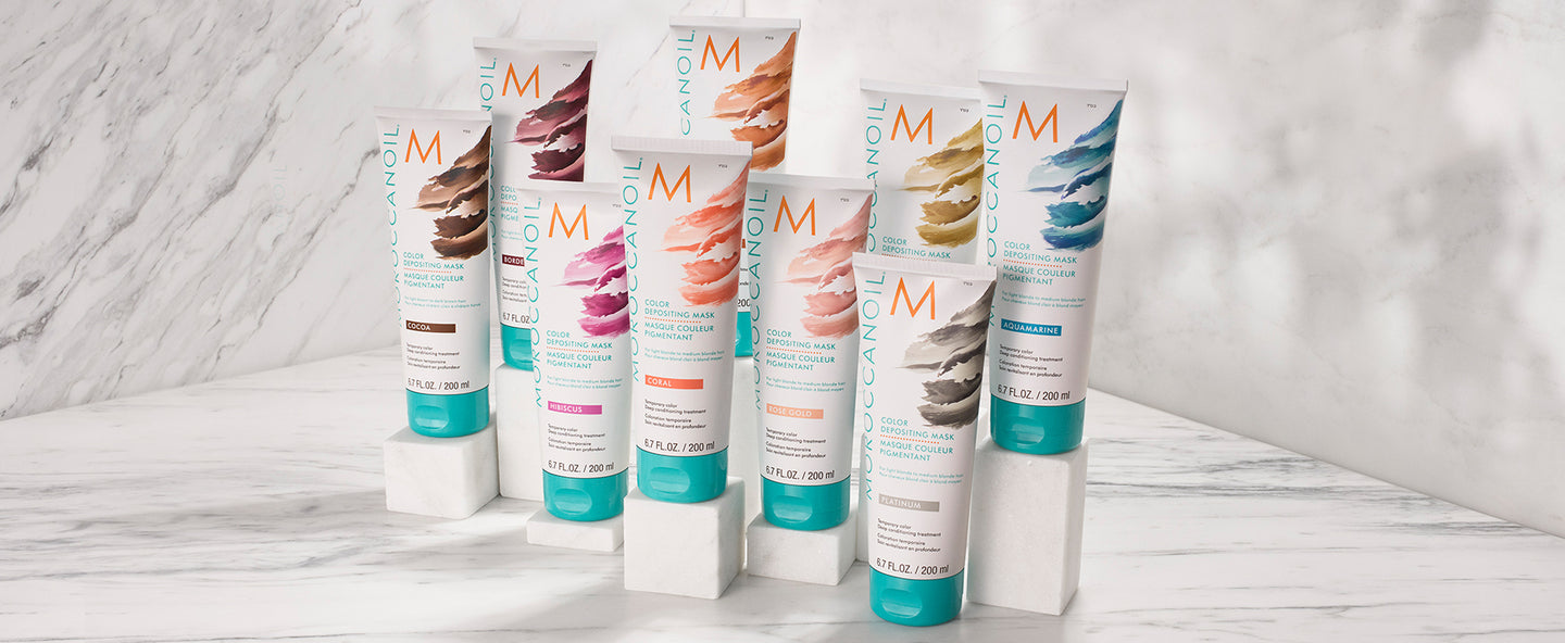 Shop Color Depositing Hair Masks for Temporary Hair Color - Moroccanoil