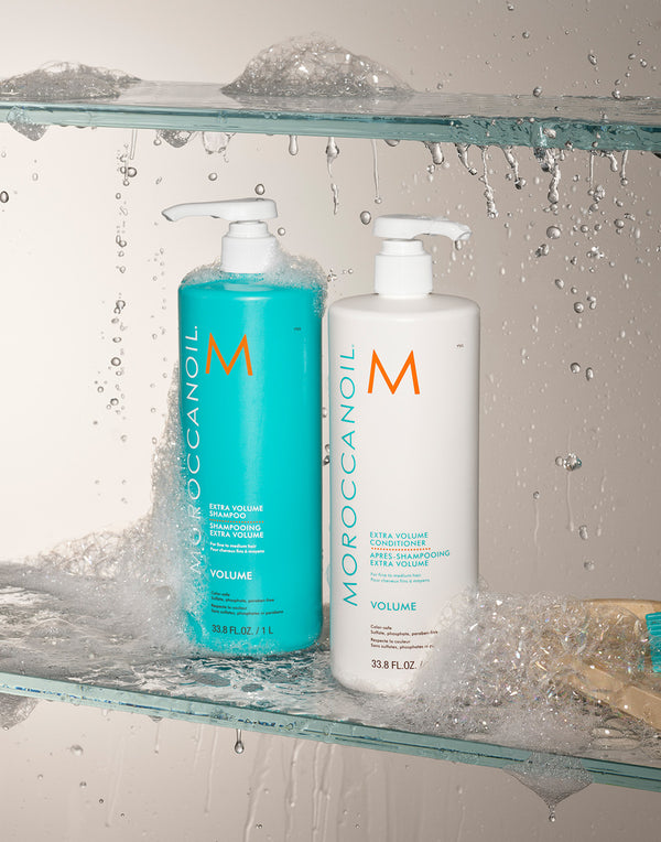 Extra Volume Shampoo & Conditioner Liter Bundle – Moroccanoil