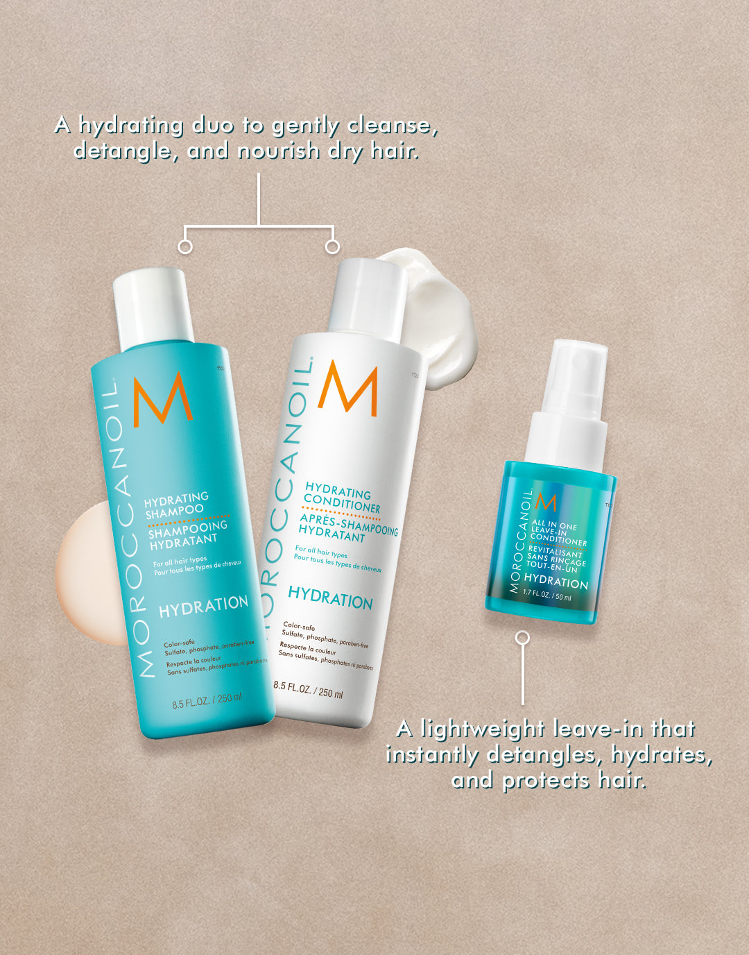 Moroccanoil インテスモイスチャー　シャンプー＆コンディショナーセット インテンスモイスチャーシャンプー＆トリートメント うるおい
