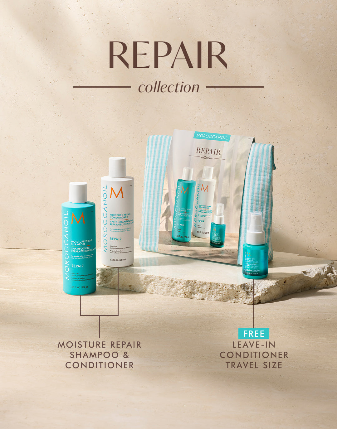 THE SHAMPOO & THE REPAIR セット Repair Set – Moroccanoil