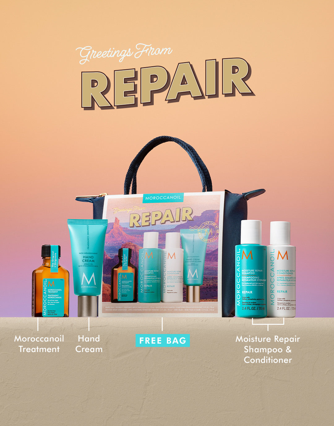 Repair Travel Set – Moroccanoil