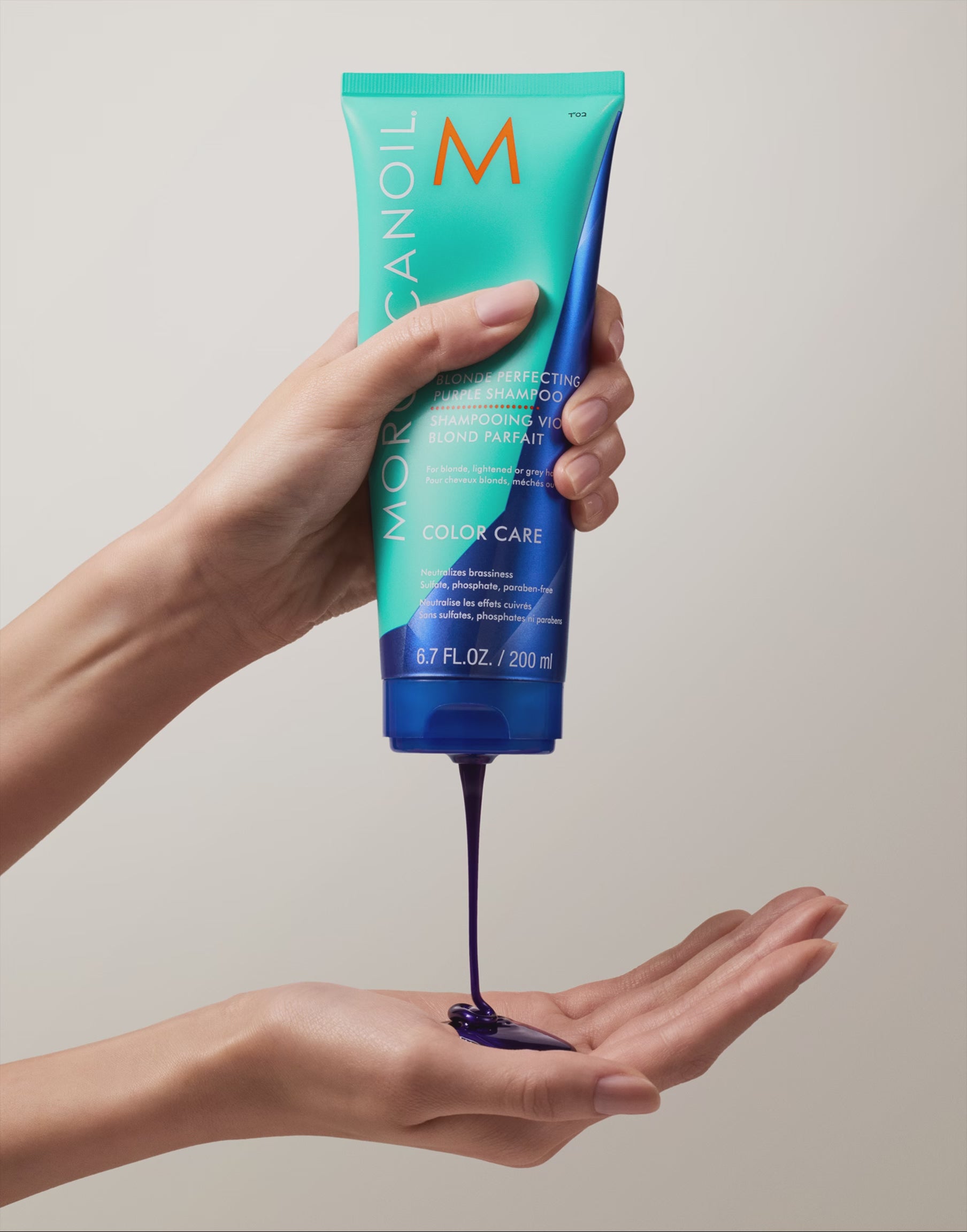 MOROCCANOIL COLOR CARE Blonde Perfecting Purple Shampoo 1L - MOSSI